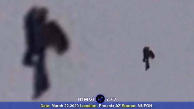 ABŞ-da göydə uçan insanabənzər fiqur görənləri qorxutdu – VİDEO