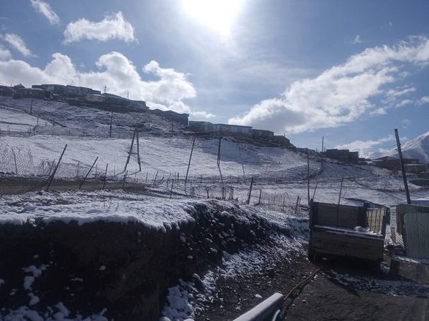 Qubaya qar yağdı - FOTO