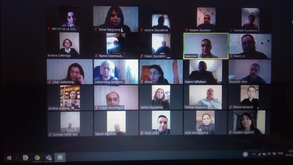 Mingəçevir Dövlət Universitetində Aprel döyüşlərinə həsr olunmuş virtual konfrans keçirilib