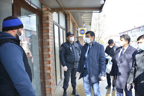 Şamaxıda koronavirus (COVID-19) pandemiyası ilə bağlı maarifləndirmə və dezinfeksiya işləri gücləndirilib - FOTOLAR