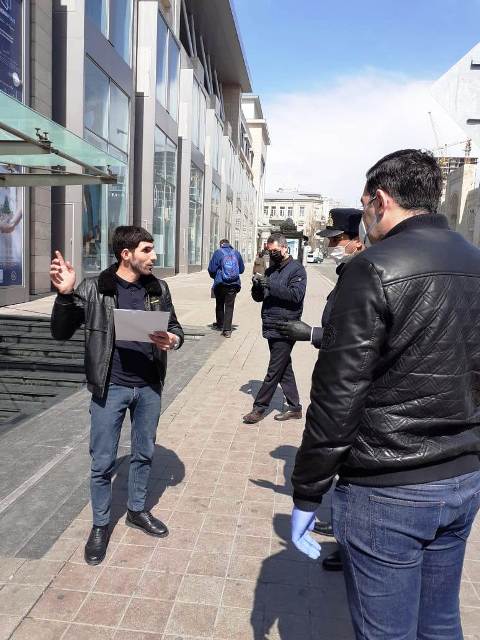 Nəsimi rayonunda karantin rejiminin tələblərinin yerinə yetirilməsi məqsədilə zəruri tədbirlər davam etdirilir