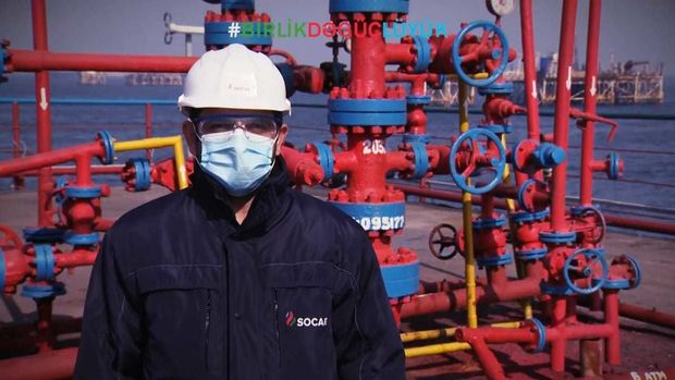 Koronavirusla bağlı Azərbaycan neftçilərindən həmrəylik çağırışı - VİDEO