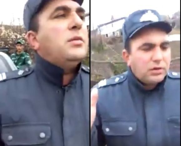 Azərbaycanda sərxoş halda xidmətə çıxan polis işdən qovuldu - VİDEO