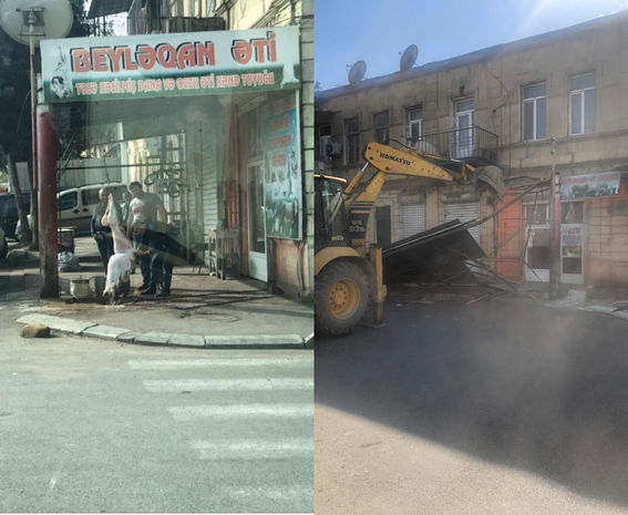 Bakıda reydlər keçirildi - Karantin tələblərinə əməl etməyən ət kəsimi məntəqələri bağlandı - FOTO