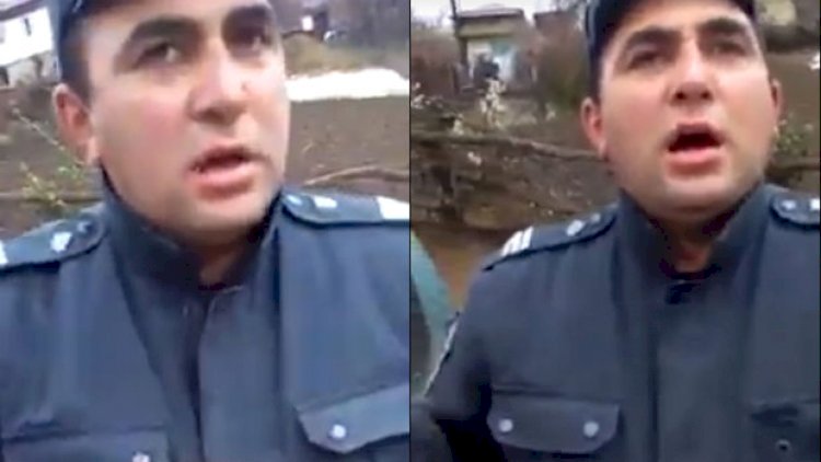 Sərxoş polisin videosunu yayan şəxs yoxa çıxıb – Video