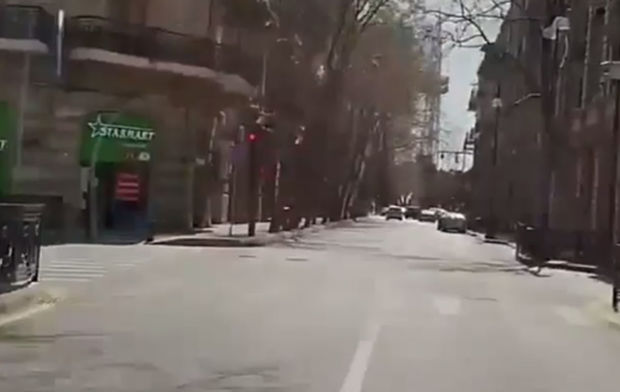 Bakıda bahalı avtomobillərin toqquşma anı - FOTO/ANBAAN VİDEO