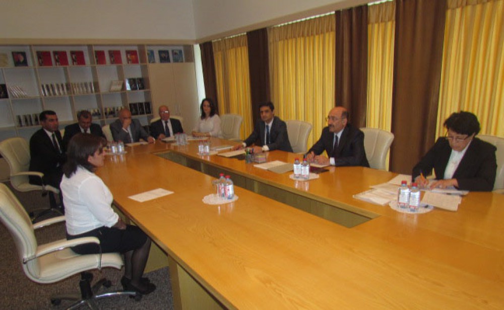 Əbülfəs Qarayevin tapşırıqları Ağstafa Regional Mədəniyyət İdarəsi tərəfindən müzakirə olunub