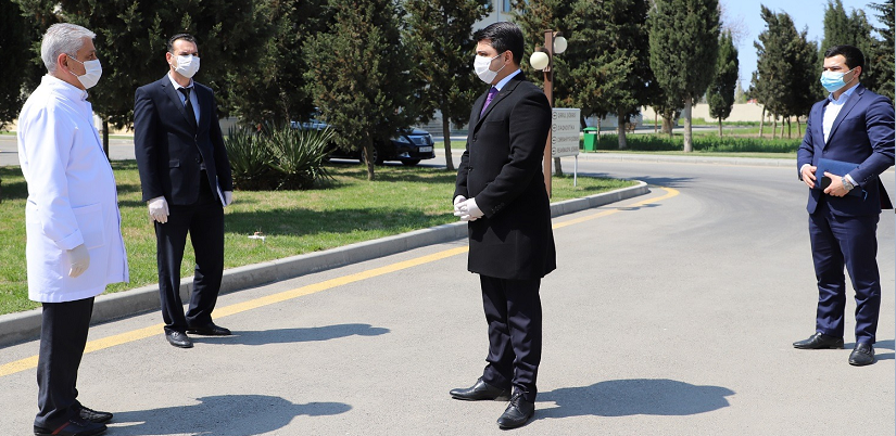 Mirhəsən Seyidov Neftçala Rayon Mərkəzi Xəstəxanasını ziyarət edib