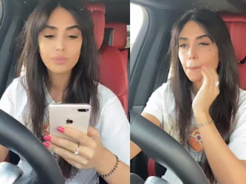 Pərvin qaydalara məhəl qoymadı - İcazəsiz, kəmərsiz, telefonla... - VİDEO