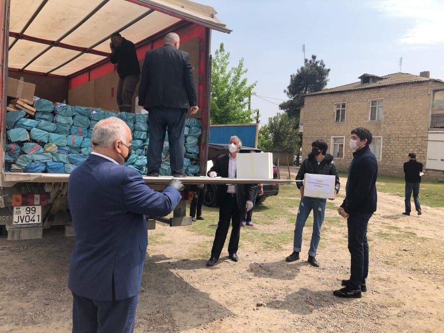 Laçınlı iş adamı Əli Vəliyev də laçınlıların xeyirxahlıq təşəbbüsünə qoşuldu - FOTOLAR