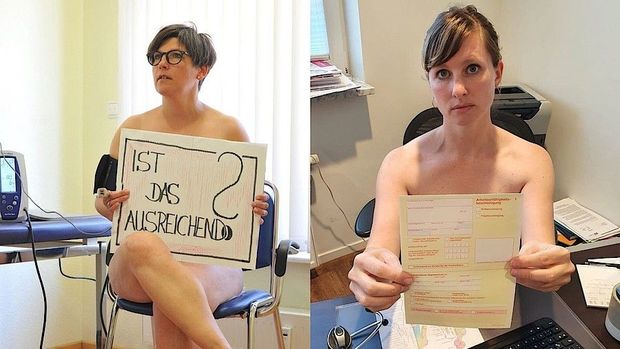 Həkimlərin koronavirusla bağlı problemə çılpaq etirazı - FOTO