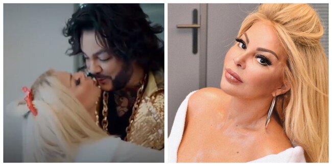 Xalq artisti ilə Filip Kirkorov dodaq-dodağa - VİDEO