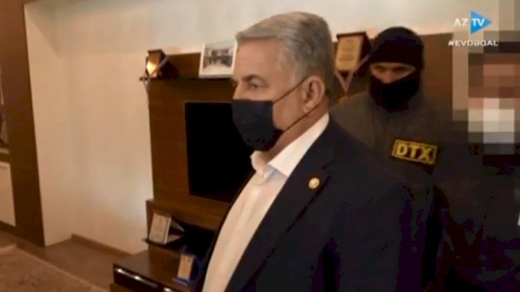 Biləsuvarın icra başçısının həbs görüntüləri - ANBAAN VİDEO