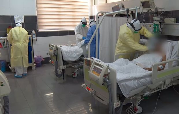 Bakıda vəziyyəti ağır olan koronaviruslu xəstələr belə görüntüləndi - VİDEO