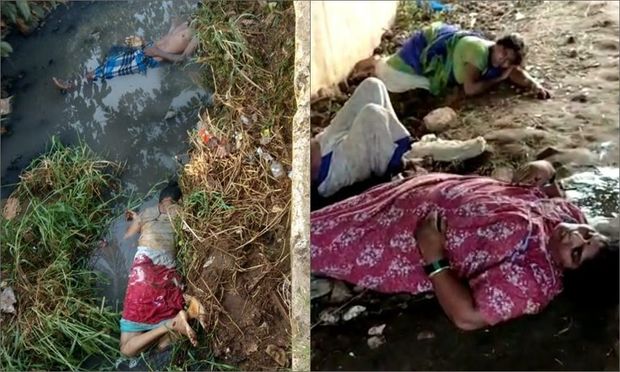 İnsanlar küçənin ortasında huşunu itirdi - VİDEO