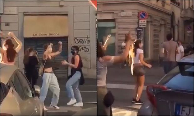 Milanda karantin tədbirlərinin yumşaldılmasını sakinlər belə qeyd etdilər – VİDEO