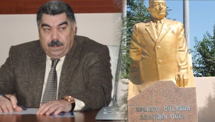 Atasına qızıldan heykəl qoyduran icra başçısı məsləhətçini işdən çıxardı - ŞİKAYƏT