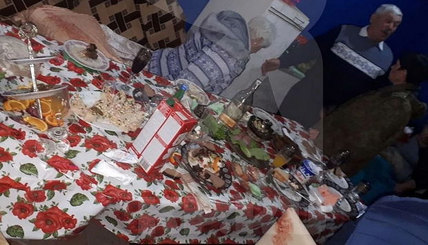 Səs-küydən narahat olan kişi qonşusunun həyətinə qumbara atdı: Yaralananlar var - FOTO/VİDEO