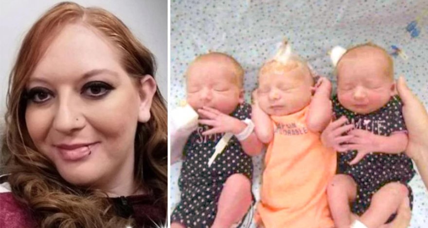 Не знавшая о беременности девушка попала в больницу и родила тройню – ФОТО