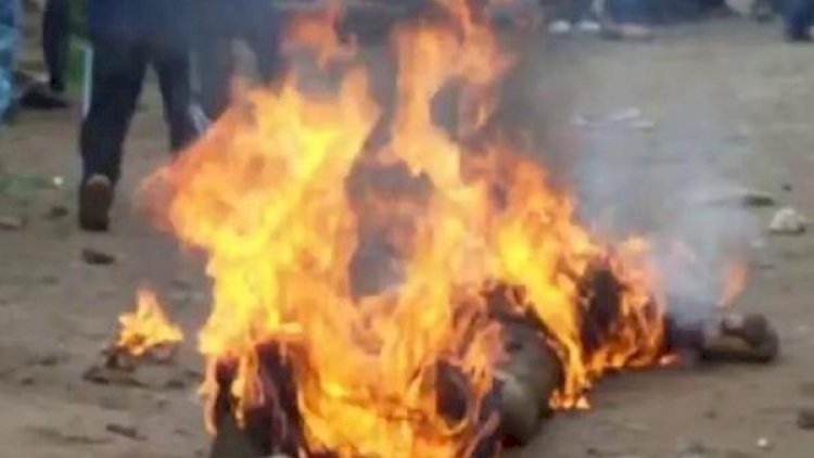 Bakıda dəhşət - Bıçaqlayıb öldürdü, meyiti yandıraraq qızındı