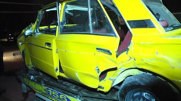 В Баку столкнулись автомобили, есть пострадавшие - ВИДЕО