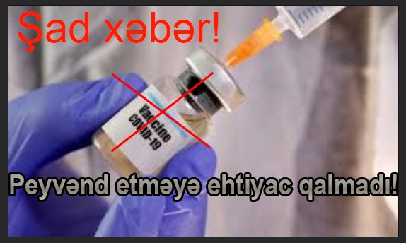 Koronavirusa qarşı SEVINDIRICI KƏŞF! Peyvənd etməyə ehtiyac qalmadı!
