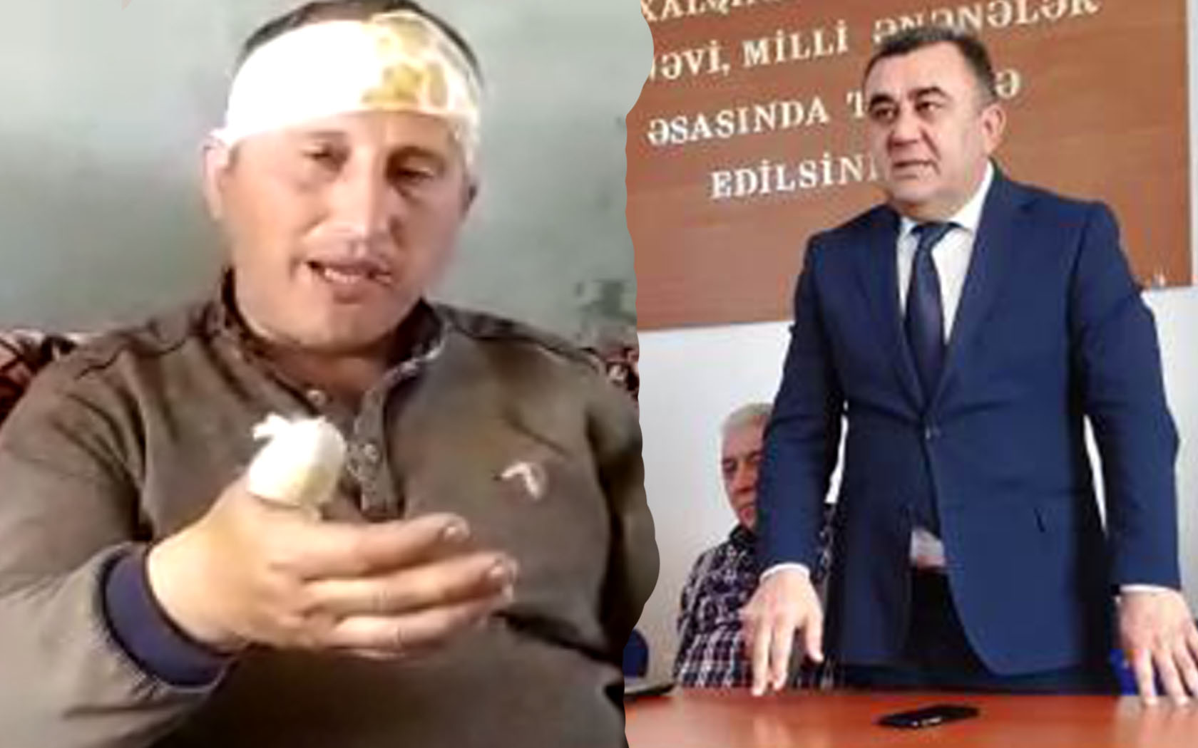 İcra başçısının 1-ci müavini şikayətçini söydü, pəncərədən tulladı – GORANBOYDAN DƏHŞƏTLİ VİDEO