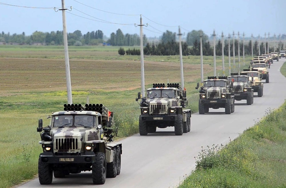 Əməliyyat-taktiki raket kompleksləri təlimə cəlb edilib - VİDEO