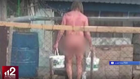 Ər-arvad həyətdə LÜT gəzdilər - Qonşular ETİRAZ ETDİ - VİDEO