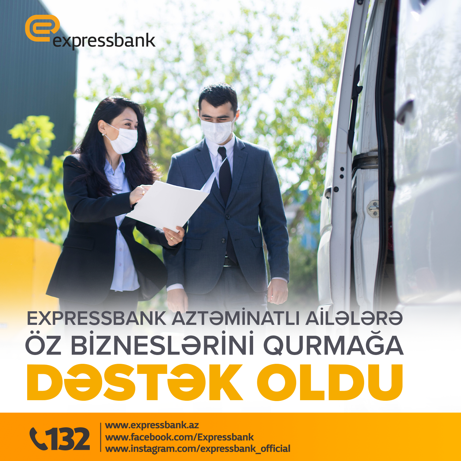 Expressbank aztəminatlı ailələrə öz bizneslərini qurmağa dəstək oldu - FOTOLAR