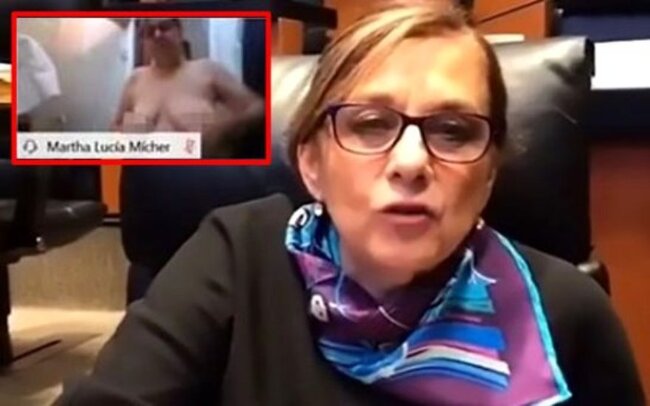 Senator iclasın ortasında çılpaq qaldı - Fotolar