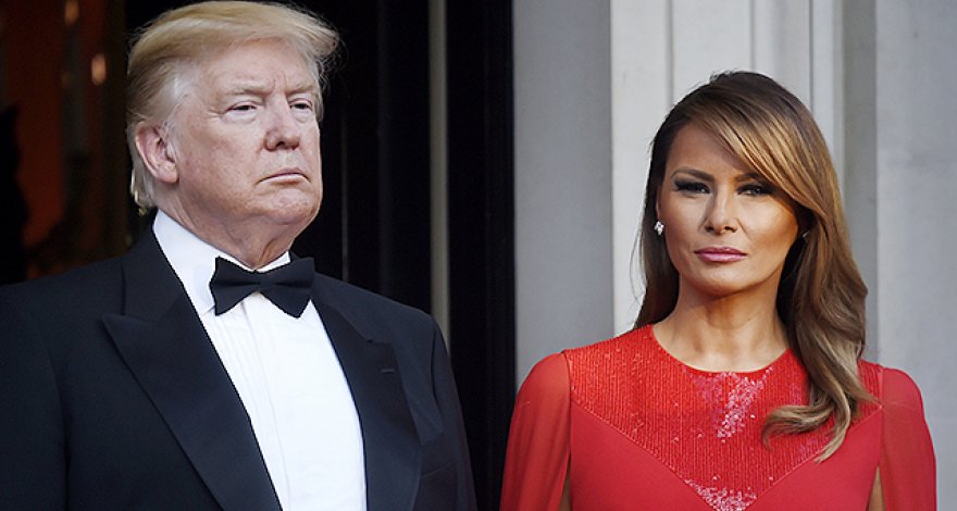 В Сети обсуждают натянутую улыбку Мелании Трамп – ВИДЕО