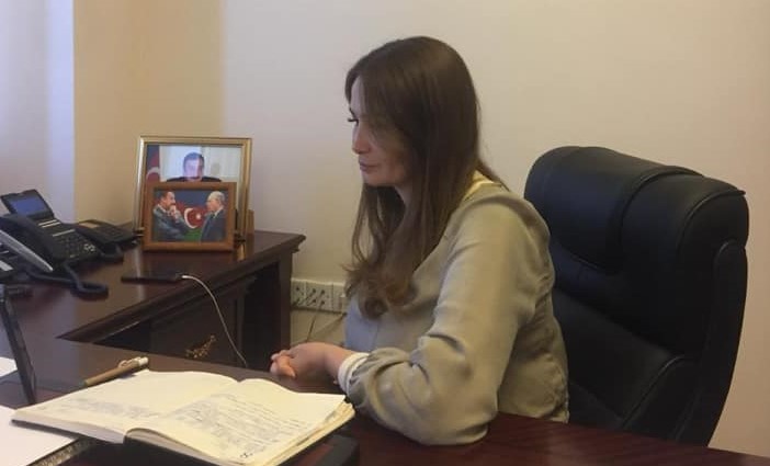 Qənirə Paşayeva Tokat Gaziosmanpaşa Üniversitetinin müəllim və tələbələri üçün online konfrans verib