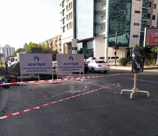 Некоторые районы Баку остались без газа