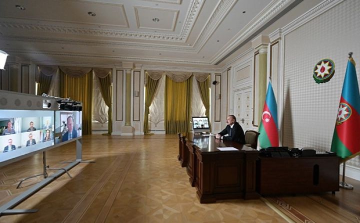 İlham Əliyevlə “Microsoft”un vitse-prezidenti və rəhbərləri arasında videokonfrans keçirilib