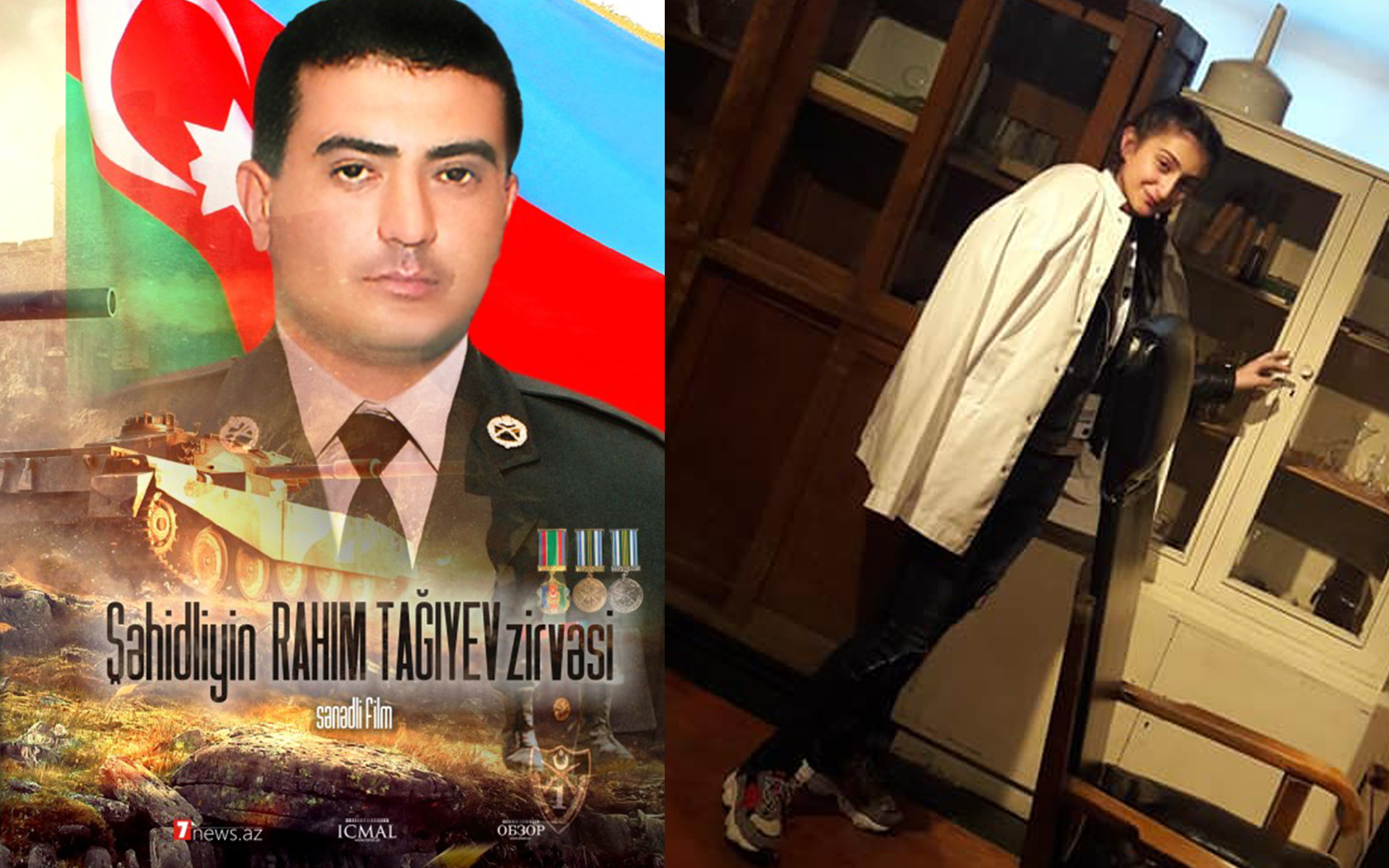 Aprel şəhidi Rahim Tağıyevin qızı məzun oldu, bu gün imtahan verir: 