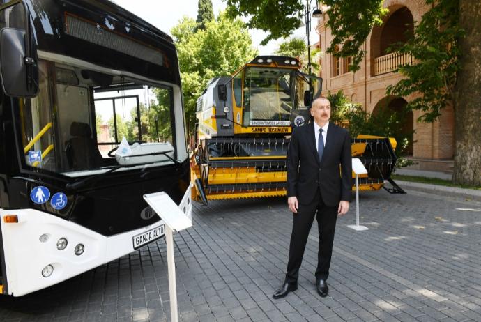 Gəncədə elektriklə işləyən avtobusların - İSTEHSALI BAŞLANILIB