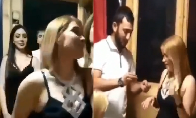 Gəncədə əyləncə məclisi qurub, karantini pozdular - Qızlar, rəqs, üzük... / VİDEO