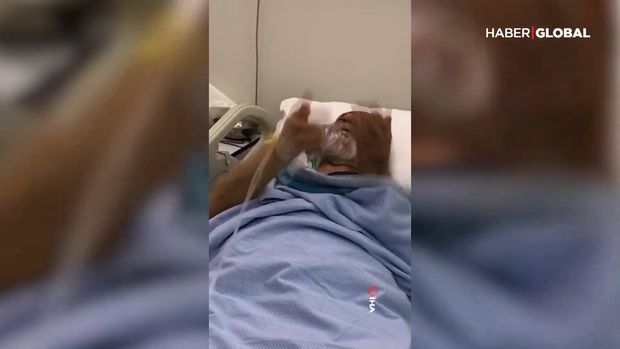 Narkoz altında dəstəmaz aldı - VİDEO