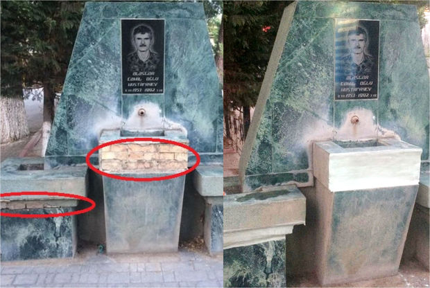 İcra Hakimiyyətindən şəhid bulağına qarşı laqeyd münasibət - FOTO/VİDEO