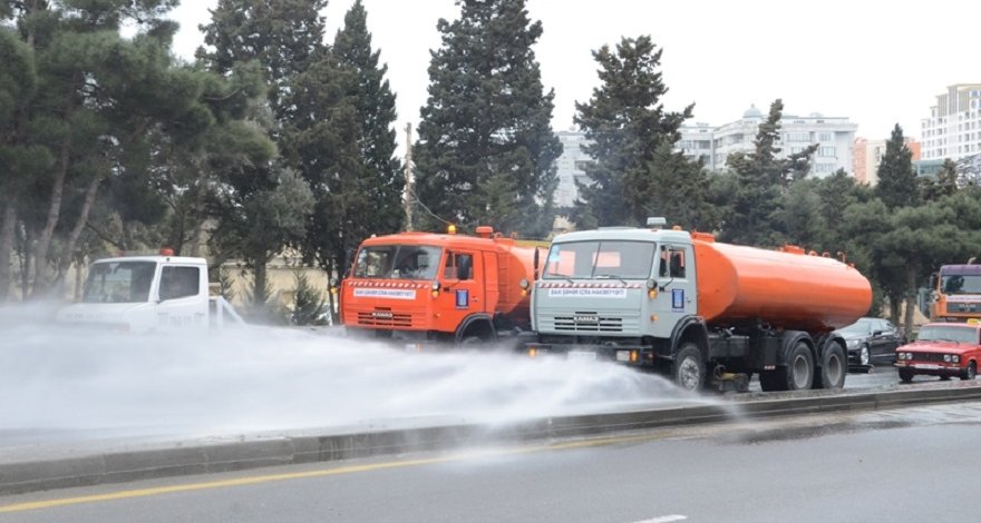 ИВ Баку предупредила граждан о дезинфекционных работах в субботу