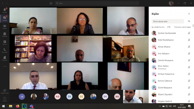 Xüsusi karantin rejiminin uzadılması ilə əlaqədar Mingəçevir Dövlət Universitetində iclas keçirilib