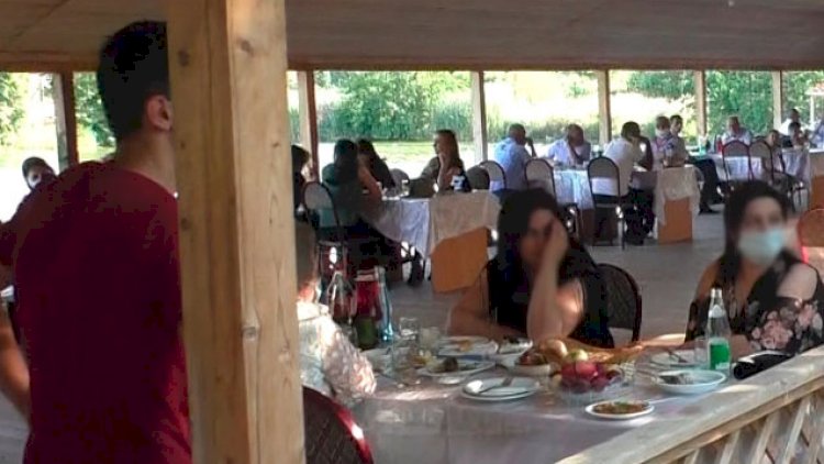 Nişan mərasimi edənlər saxlanıldı - Fotolar