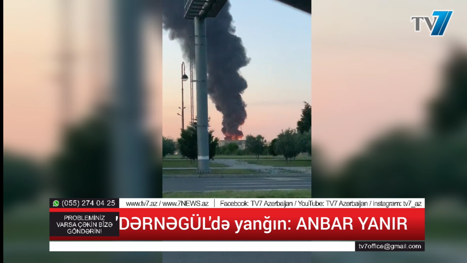 SON DƏQİQƏ: Bakıda dəhşətli yanğın başladı: DƏRNƏGÜLDƏ - ÖZƏL VİDEO