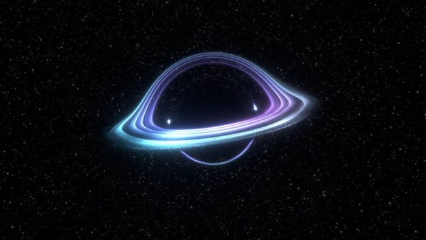 В космосе зарегистрировано столкновение черной дыры с загадочным объектом