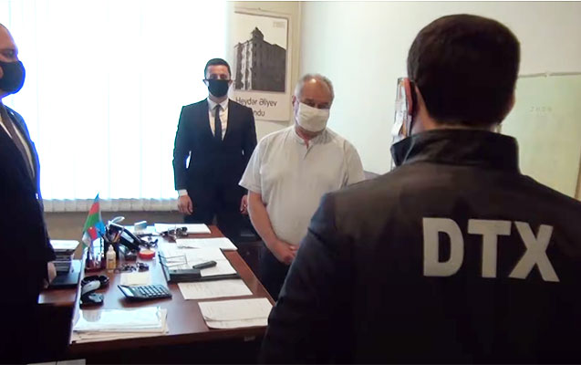 DTX-nin Xarici İşlər Nazirliyində keçirdiyi əməliyyatın VİDEOSU