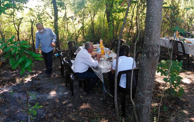 Bəy toy günü qonaqları ilə birgə polis şöbəsinə gətirildi - FOTO