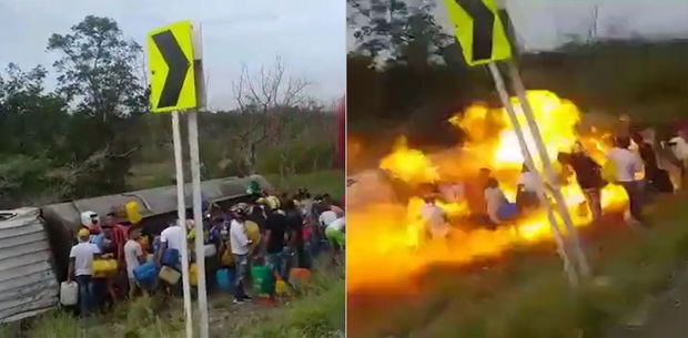 Benzin oğurlamaq istəyən sakinlər diri-diri yandılar - ANBAAN VİDEO