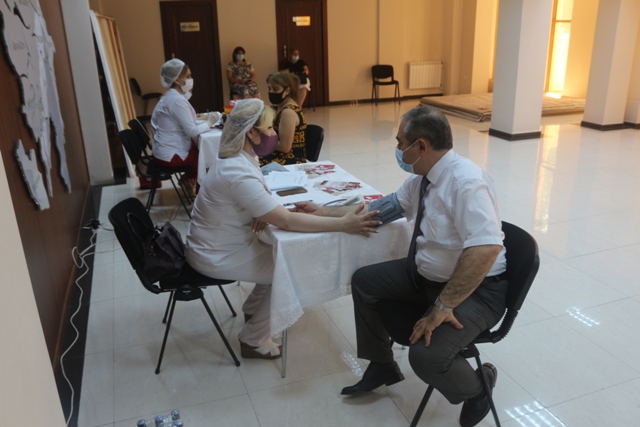 Nəsimi rayonunda qanvermə aksiyası keçirilib