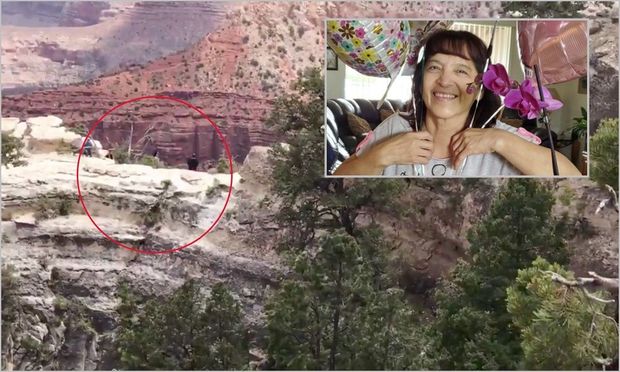 Şəkil çəkdirmək istəyərkən uçurumdan yıxıldı – VİDEO